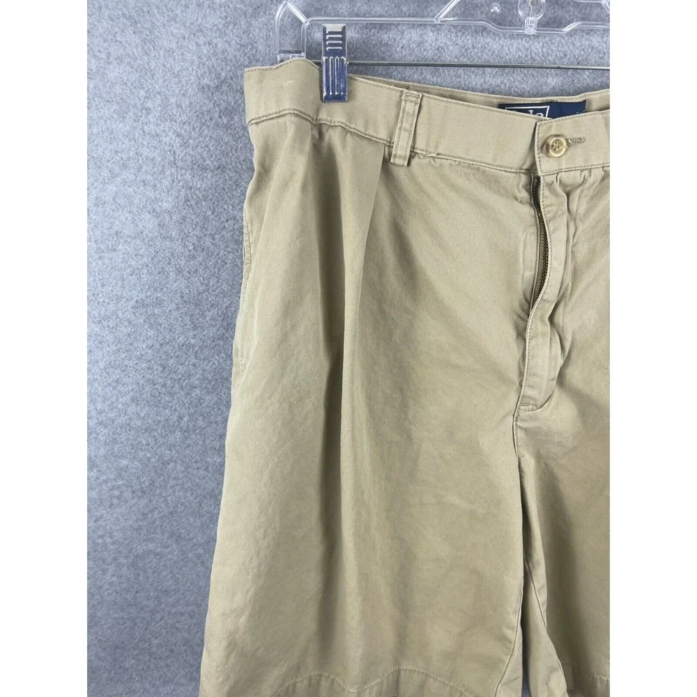 Polo Ralph‎ Lauren Tyler Shorts Men's 36 Khaki Brown Chino Preppy Casual